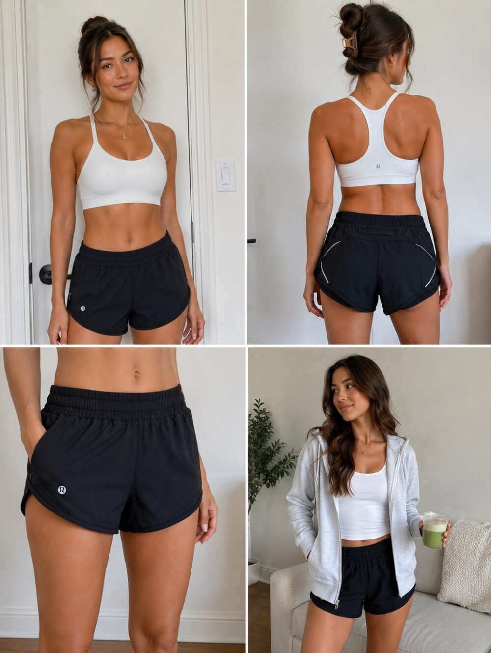 Lululemon Hotty Hot Low-Rise Short 2.5" – Black Size 4